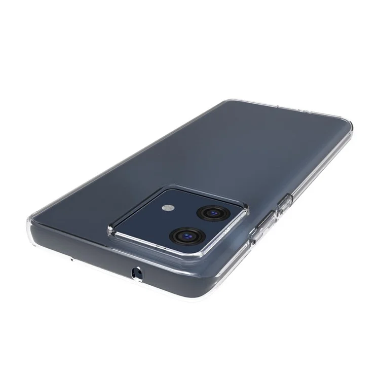 Pour Motorola Edge 40 Neo 5G Coque de protection en TPU transparente (Grand trou pour l'objectif arrière)