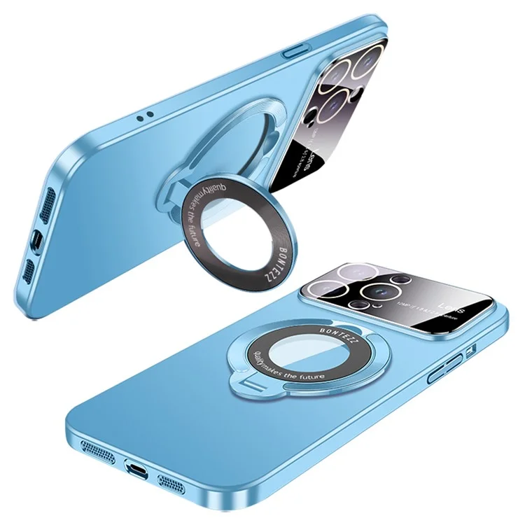 VOERO For iPhone 14 Pro Magnetic Case PC Phone Cover Compatible with MagSafe - Blue