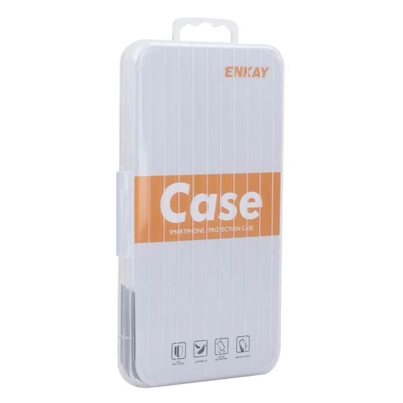 ENKAY HAT PRINCE para iPhone 15 Pro Caso Compatível com MagSafe Capa de telefone à prova de choque TPU - Roxo