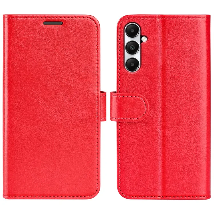Pour Samsung Galaxy A05s 4G Case Stand Wallet Anti-fall PU Leather Phone Cover - Red