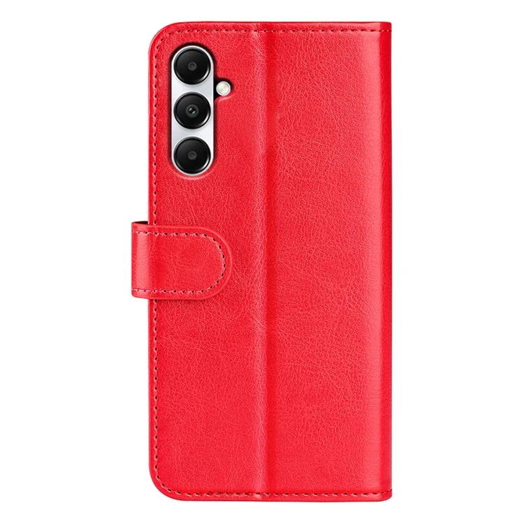 Pour Samsung Galaxy A05s 4G Case Stand Wallet Anti-fall PU Leather Phone Cover - Red