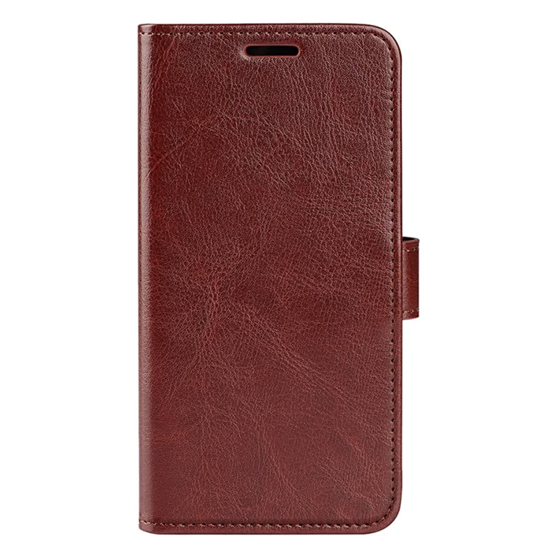 Para Motorola Moto G84 5G Case PU Leather Fully Wrapped Phone Cover - Brown