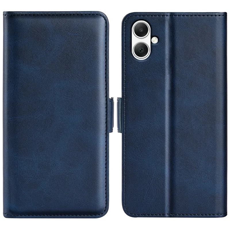 Para Samsung Galaxy A05 4G Case Scratch Resistant Leather Wallet Stand Cellphone Cover - Azul
