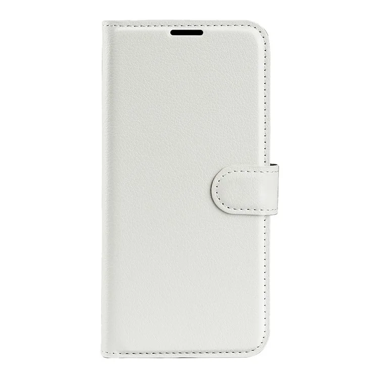 Para Xiaomi Redmi Note 13 Pro+ 5G Case Litchi Texture Wallet Stand Leather Phone Shell - Branco