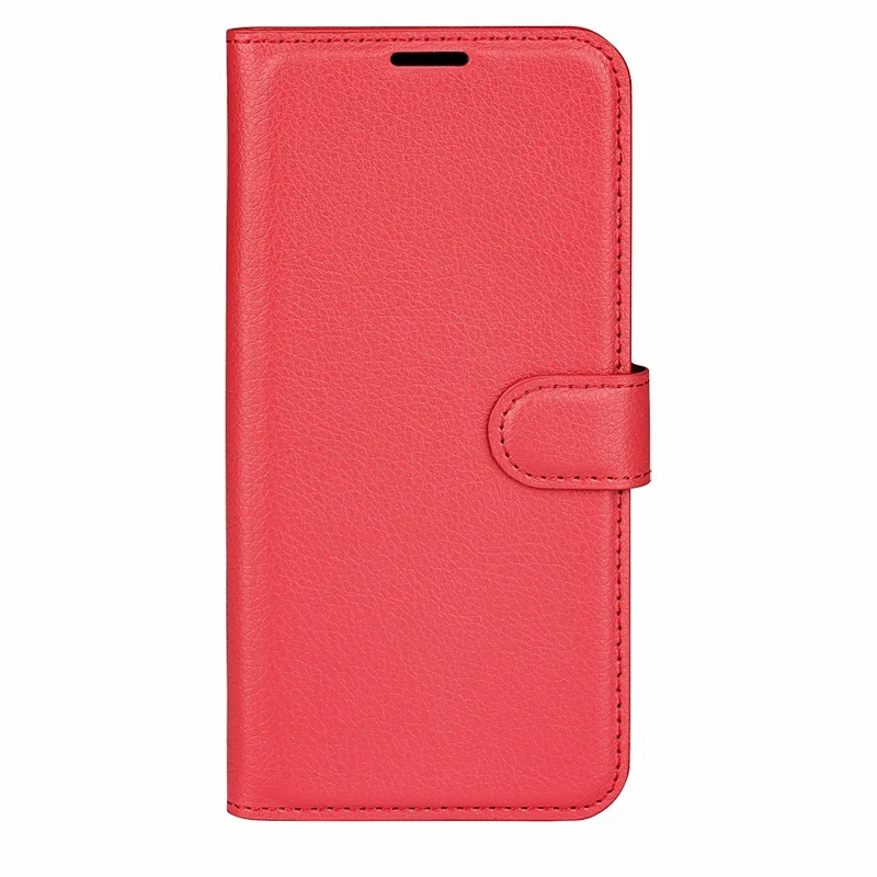 For Xiaomi Redmi Note 13 Pro+ 5G Case Litchi Texture Wallet Stand Leather Phone Shell - Red