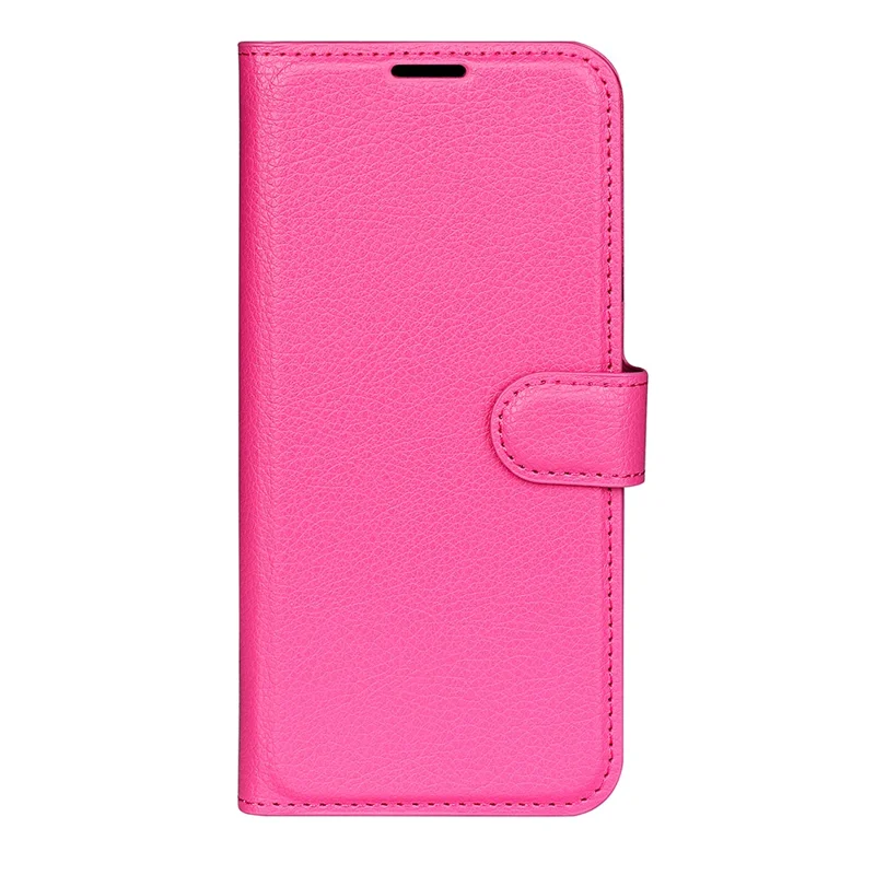 For Xiaomi Redmi Note 13 Pro+ 5G Case Litchi Texture Wallet Stand Leather Phone Shell - Rose