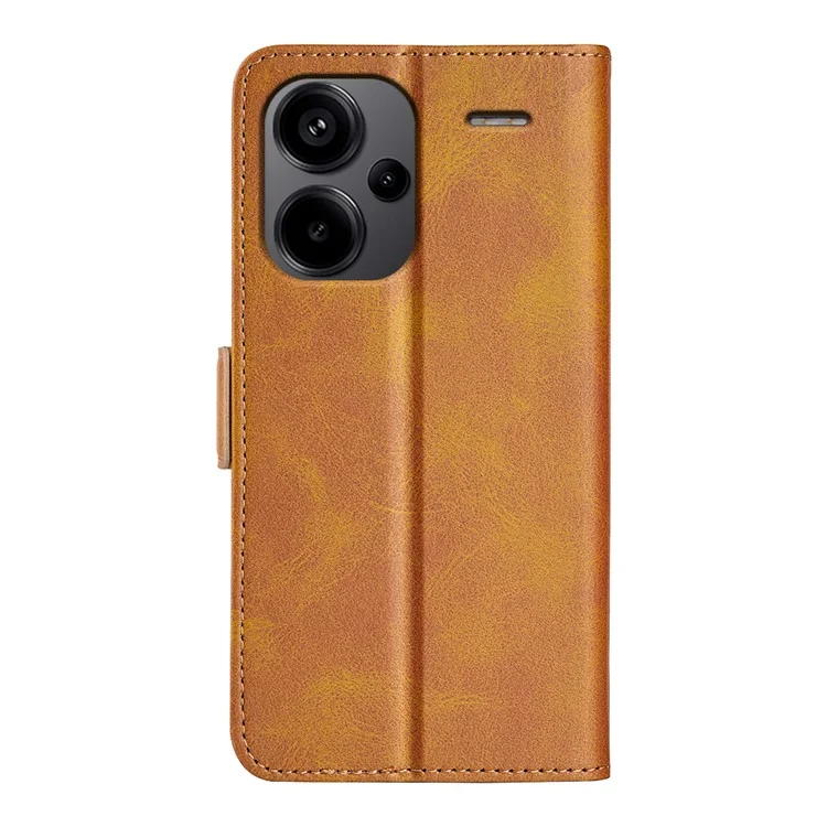 Funda para Xiaomi Redmi Note 13 Pro+ 5G, protección contra caídas, cartera de piel, soporte, funda para teléfono celular - Amarillo
