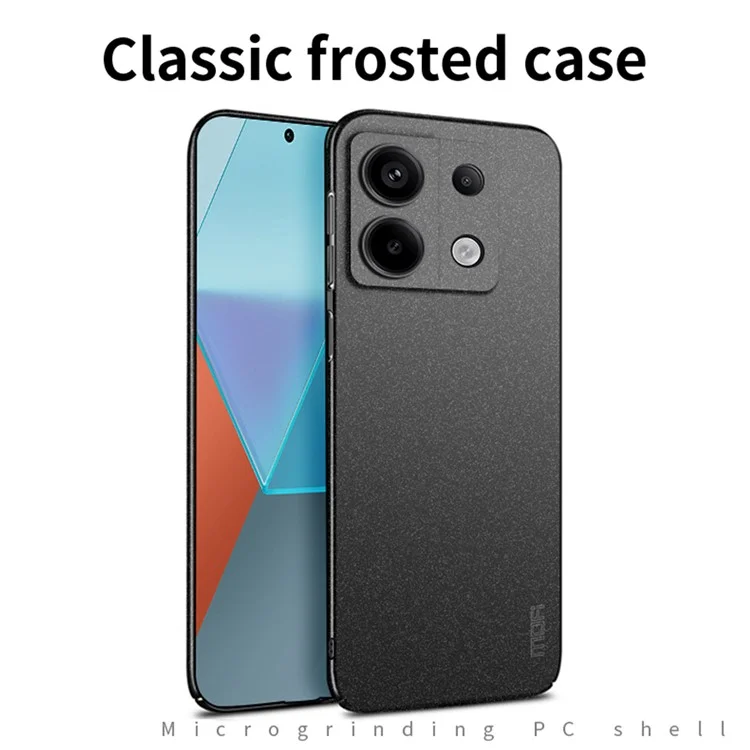 MOFI Shield Matte Series per Xiaomi Redmi Note 13 Pro 4G / Poco M6 Pro 4G Custodia Rigida in PC Copertina per Telefono - Nero