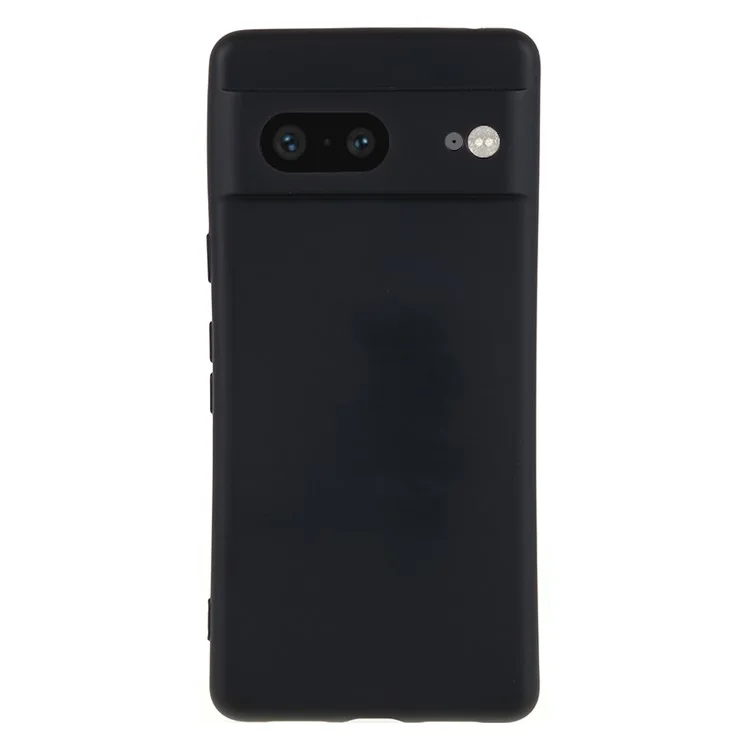 Per Google Pixel 8 Case Fibra Fodera Rubberized TPU Anti-scratch Phone Cover Back Shell - Nero