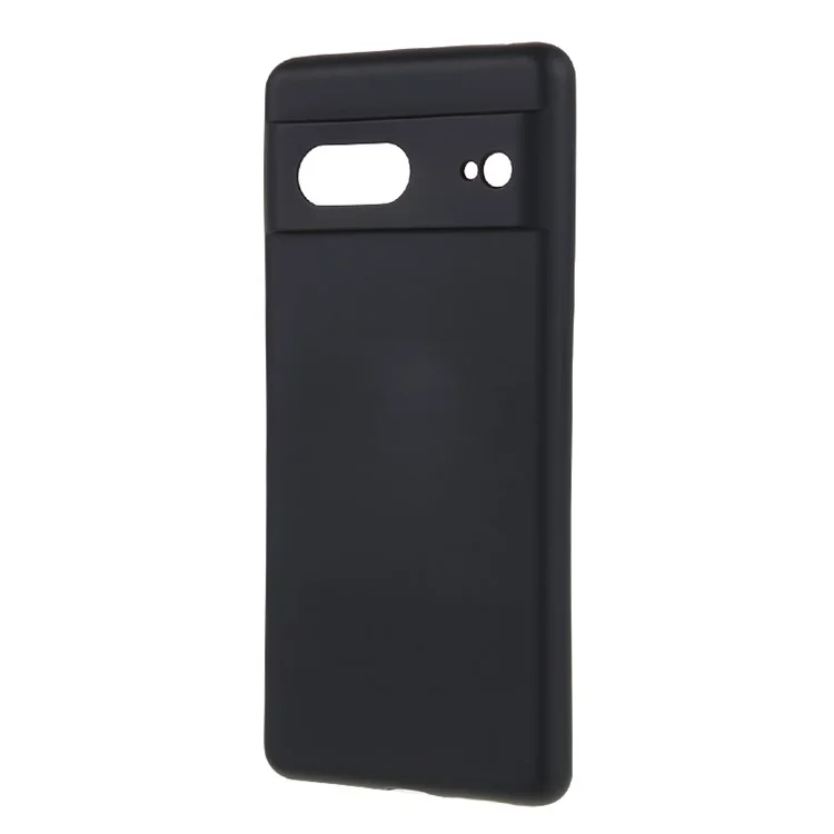 Per Google Pixel 8 Case Fibra Fodera Rubberized TPU Anti-scratch Phone Cover Back Shell - Nero