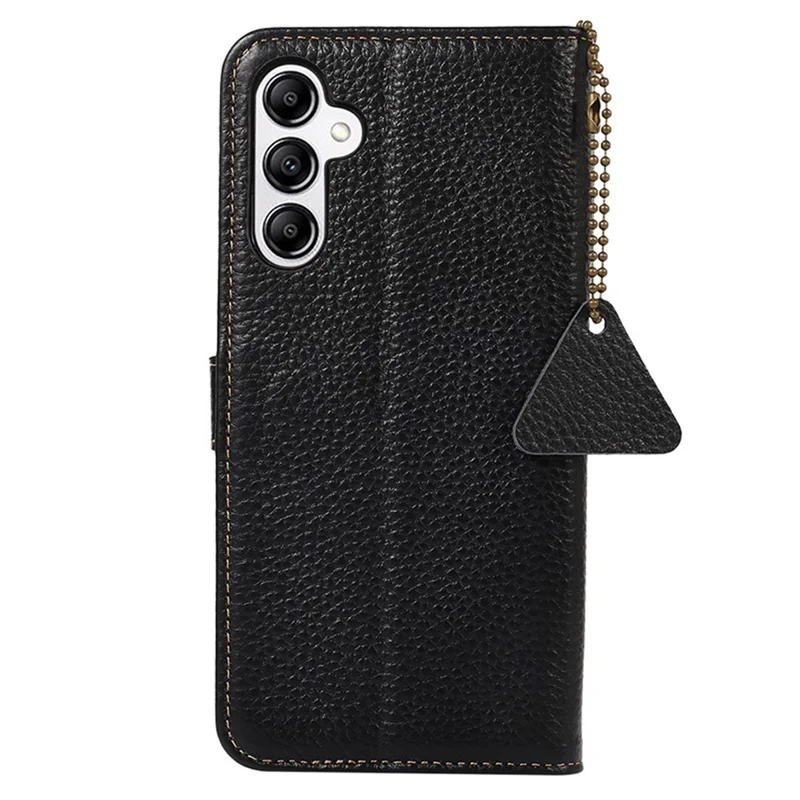 Für Samsung Galaxy S25 / S24 Hülle Leder-Optik RFID-Schutz Brieftasche Handyhülle - Schwarz