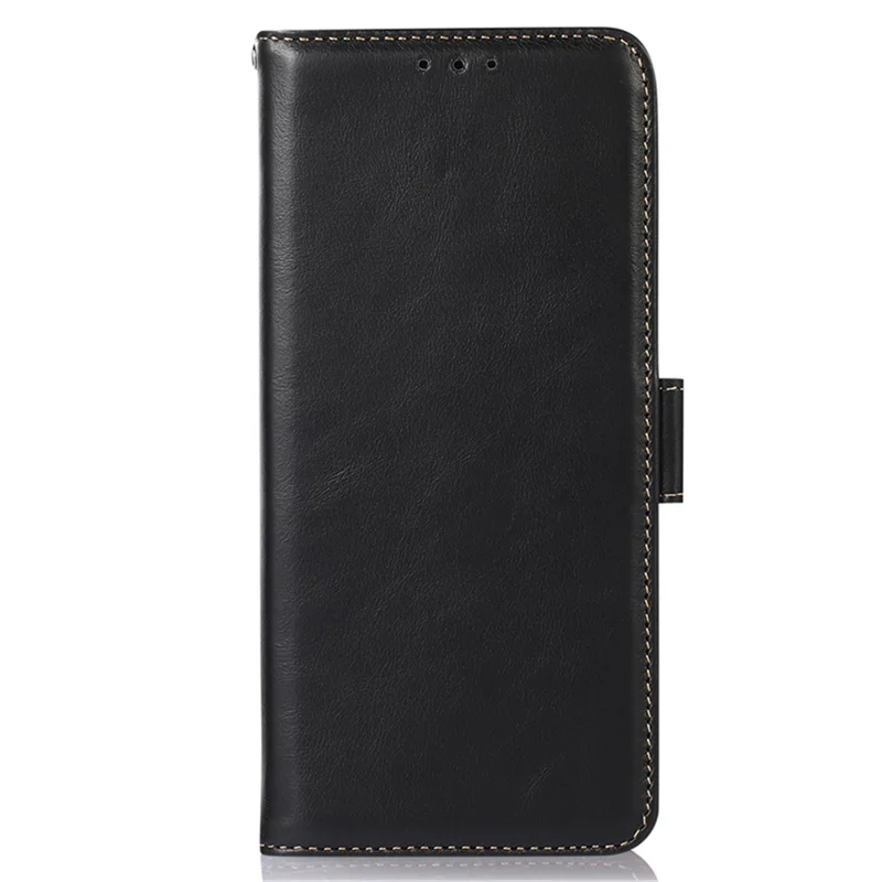 Для Samsung Galaxy S24 Ultra Case RFID Блокировка Бумажник Стенд Телефон Чехол - Черный