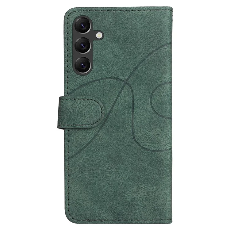 KT Leather Series-1 para Samsung Galaxy A05s 4G Caja Antiarañazos Funda de Teléfono de Cuero Funda de Teléfono de Billetera - Verde