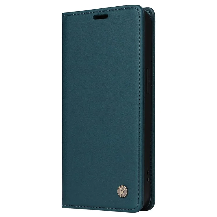 YIKATU YK-001 Pour Samsung Galaxy S23 FE Étui en cuir PU Portefeuille Support Housse de téléphone - Vert