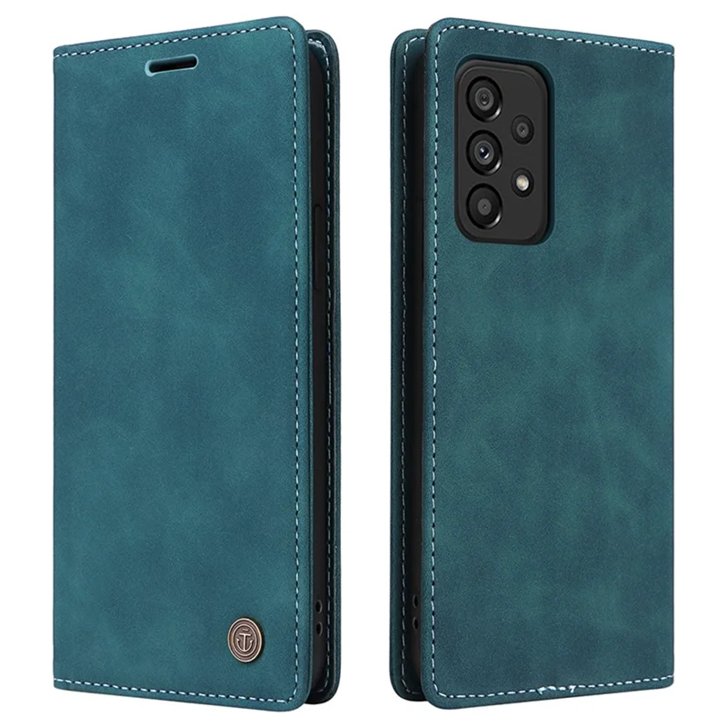 006 Series For Samsung Galaxy A33 5G Case PU Leather Phone Wallet Cover - Green