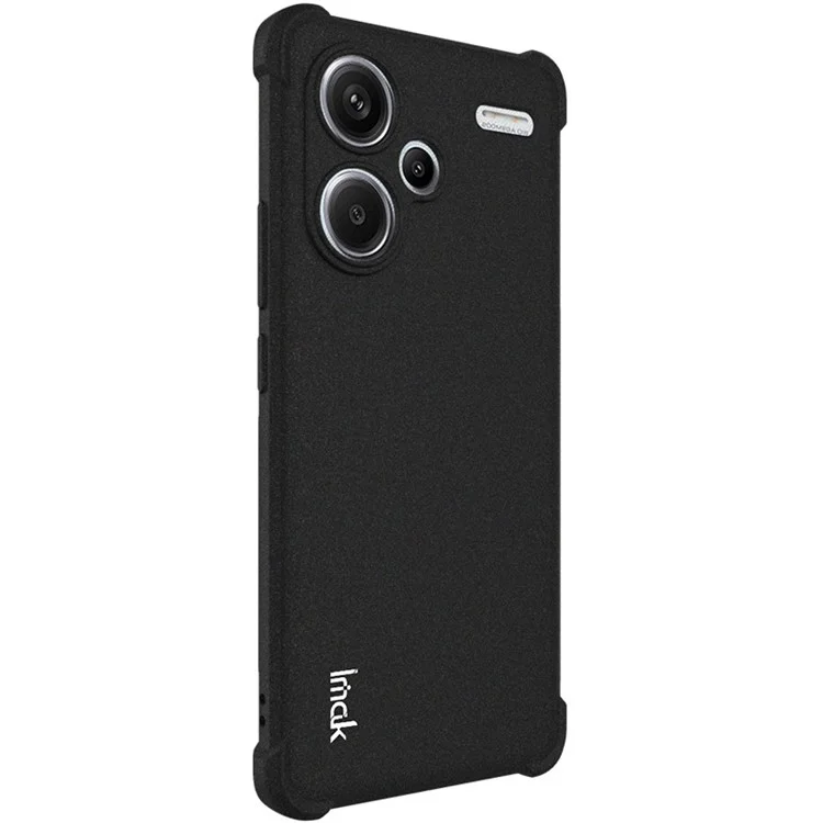 IMAK Pour Xiaomi Redmi Note 13 Pro+ Coque TPU Anti-chute Mate Housse de Téléphone - Noir
