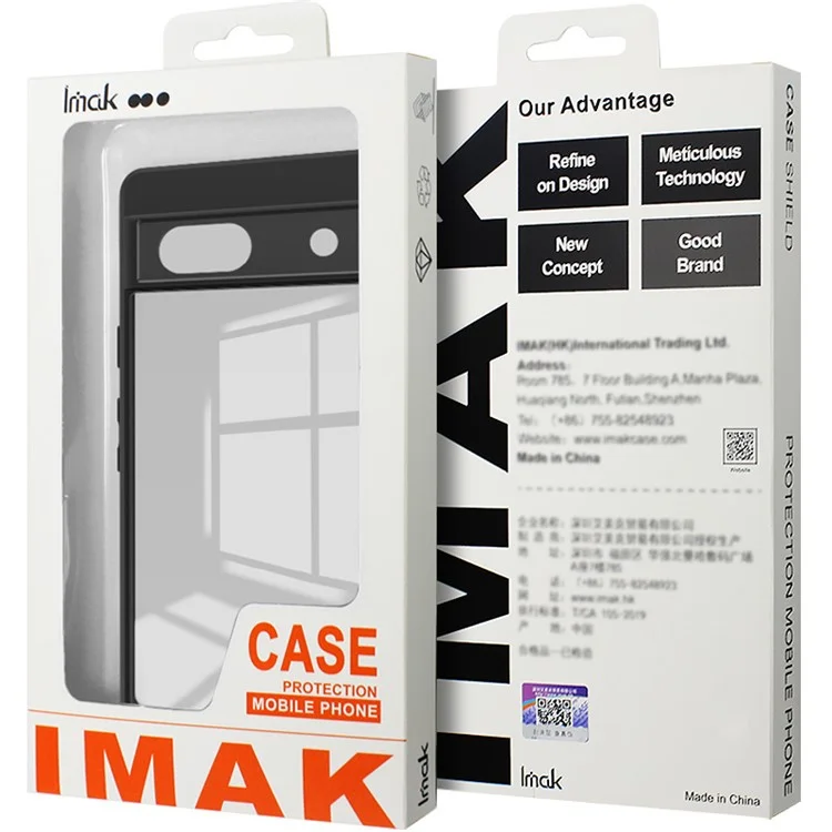 Série IMAK UX-9A pour Redmi Note 13 Pro+ Étui en TPU + PC Housse de téléphone transparente