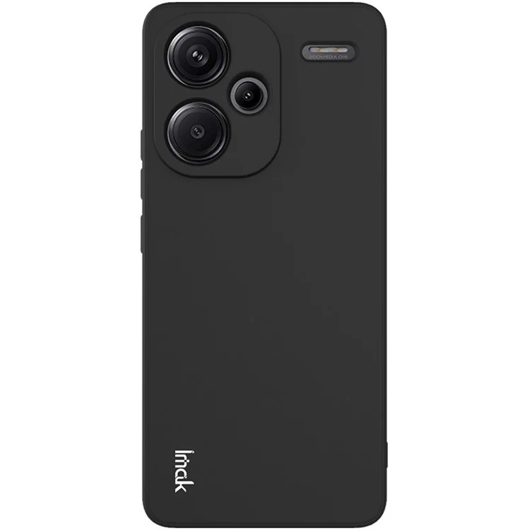 IMAK UC-4 Series for Xiaomi Redmi Note 13 Pro+ Case Straight Edge TPU Back Cover - Black