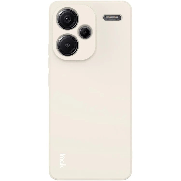 IMAK UC-4 Series for Xiaomi Redmi Note 13 Pro+ Case Straight Edge TPU Back Cover - White