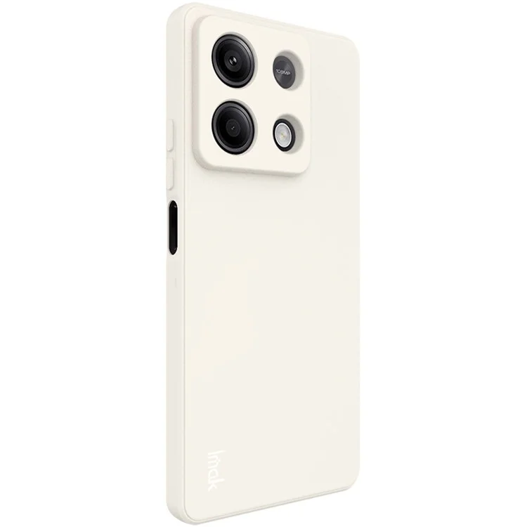 IMAK UC-4 Series for Xiaomi Redmi Note 13 5G TPU Case Straight Edge Phone Cover - White