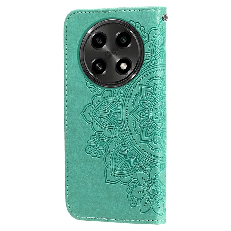 Pour Oppo A2 Pro 5G Étui Support Portefeuille Cuir Housse de Téléphone - Vert