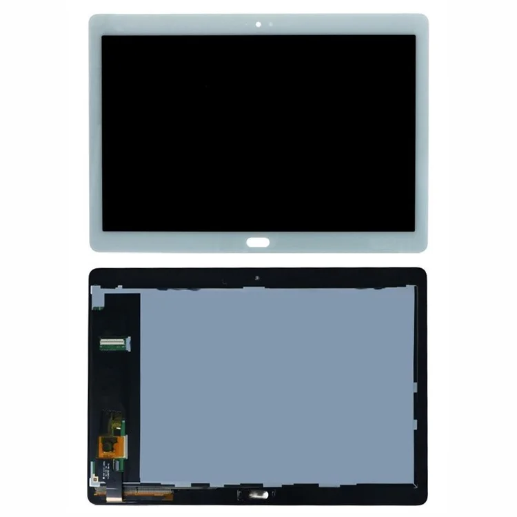 Para Huawei MediaPad M3 Lite 10 BAH-AL00 BAH-W09 BAH-L09 Grado B LCD LCD Parta de Reemplazo Del Mangador de la Pantalla y Digititor (sin Logotipo) - Blanco