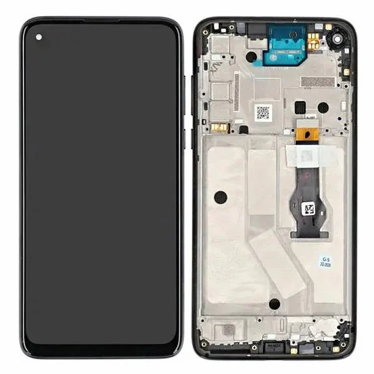 For Motorola Moto G8 Power Grade B LCD Screen and Digitizer Assembly + Frame Replacement Part (without Logo)