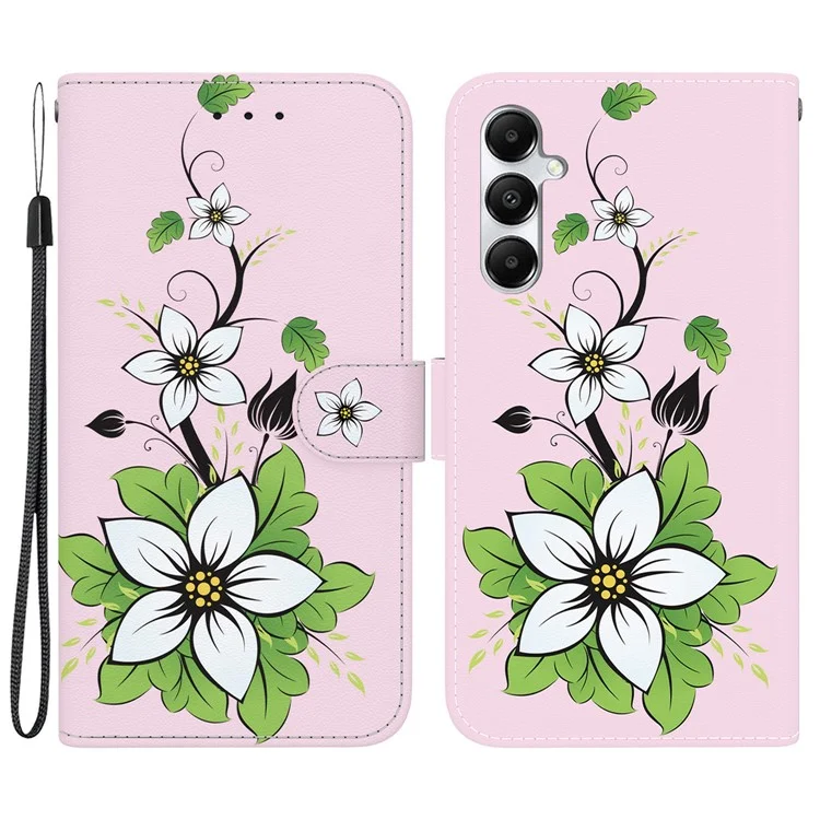 Pour Samsung Galaxy A05s 4G Case Pattern Printing Phone Cover avec Portefeuille - Lily