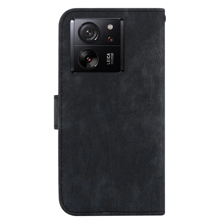 Per Xiaomi Redmi K60 Ultra / 13T / 13T Pro Case Lovely Tiger Imprint Mobile Phone Leather Cover - Nero