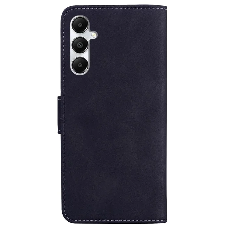 Phone Cover for Samsung Galaxy A05s 4G Case Wallet Solid Color Leather Phone Protector - Black