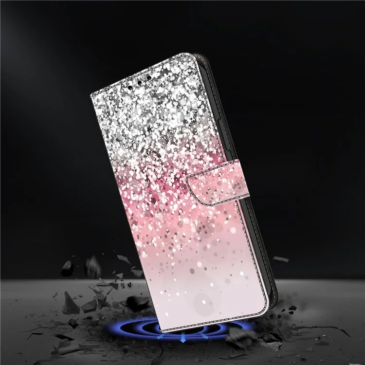 Para Samsung Galaxy A15 4G Case Anti-scratch PU Leather 3D Pattern Phone Cover - Gradiente