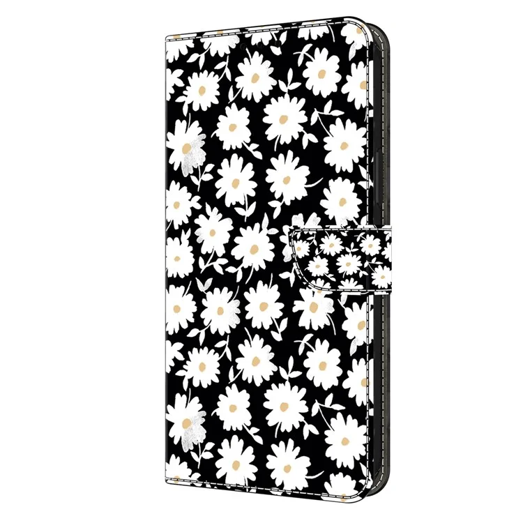 For Samsung Galaxy A05s 4G Case Wallet PU Leather 3D Pattern Flip Phone Cover - Floral