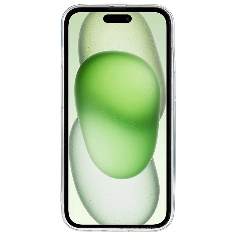Für iPhone 15 Case Starry Sky Sparkle Epoxy Anti-drop TPU Handy-Cover - Grün