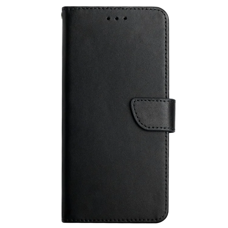 HT02 Per Google Pixel 8a Cover Genuino Portafoglio in Pelle Bovina con Supporto - Nero