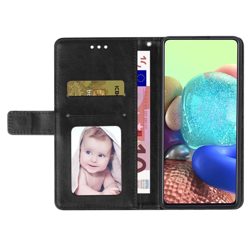 For Samsung Galaxy S24 Ultra Case with Wrist Strap Y Shaped Lines Imprint Leather Phone Cover - Black