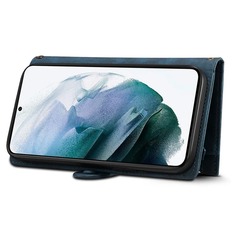 ESEBLE Star Series For Samsung Galaxy S24 Ultra Case Anti-drop Wallet Leather Phone Cover - Azul