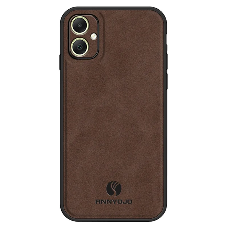 ANNYOJO Für Samsung Galaxy A05 4G Hülle PU Leder+PC+TPU Handyhülle - Kaffee