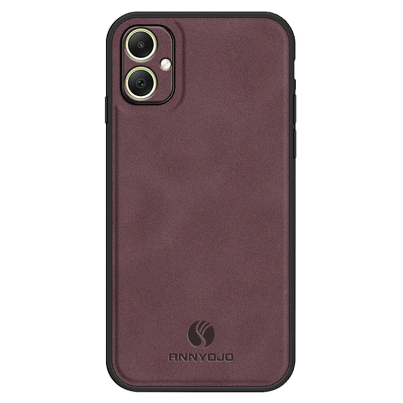 ANNYOJO til Samsung Galaxy A05 4G hylster i PU-læder+PC+TPU bagside - Vinrød