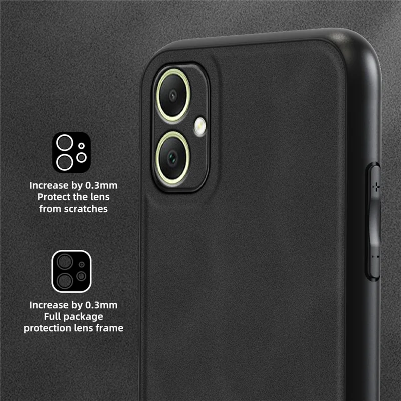 ANNYOJO til Samsung Galaxy A05 4G hylster i PU-læder+PC+TPU bagside - Vinrød