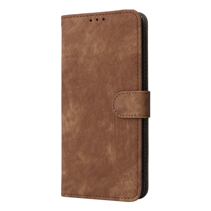 For Honor X5 Plus / Play 40C 5G Case Book Style RFID Blocking Wallet Phone Cover with Strap - Brown