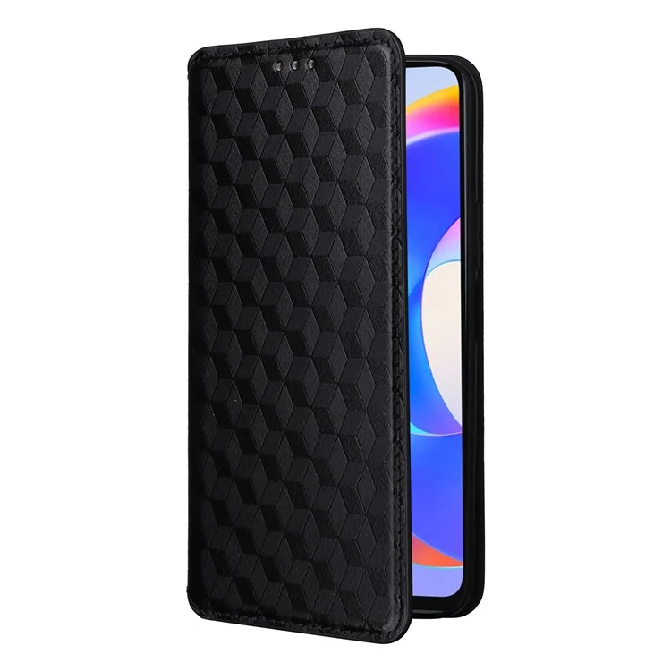Funda para For Honor X5 Plus / Play 40C 5G - Cubierta de piel sintética con soporte - Negro