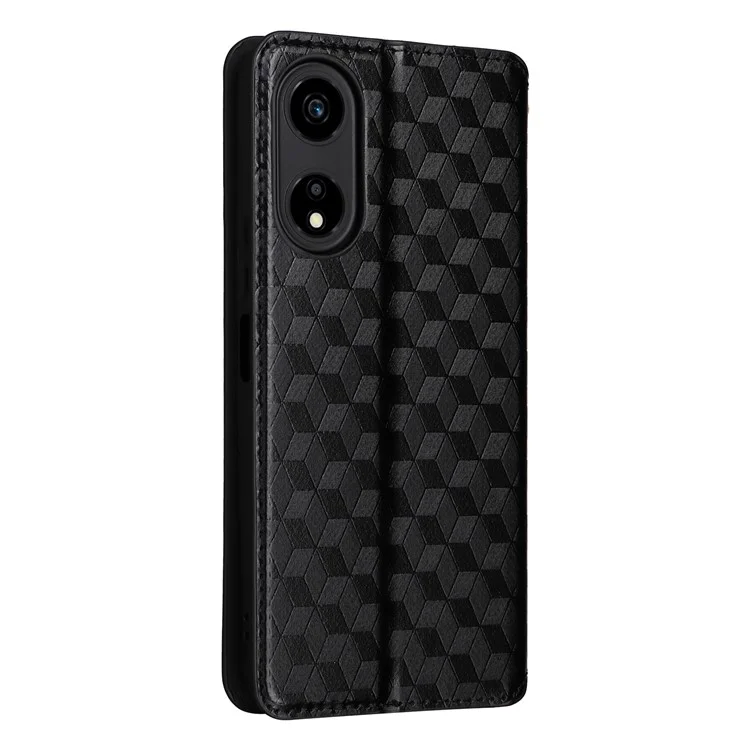 Funda para For Honor X5 Plus / Play 40C 5G - Cubierta de piel sintética con soporte - Negro
