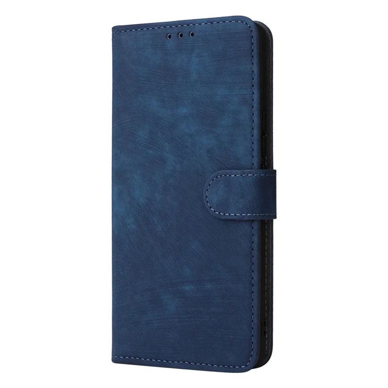 For Infinix Zero 30 5G / X6731 Case RFID Blocking Mobile Phone Leather Cover with Strap - Blue