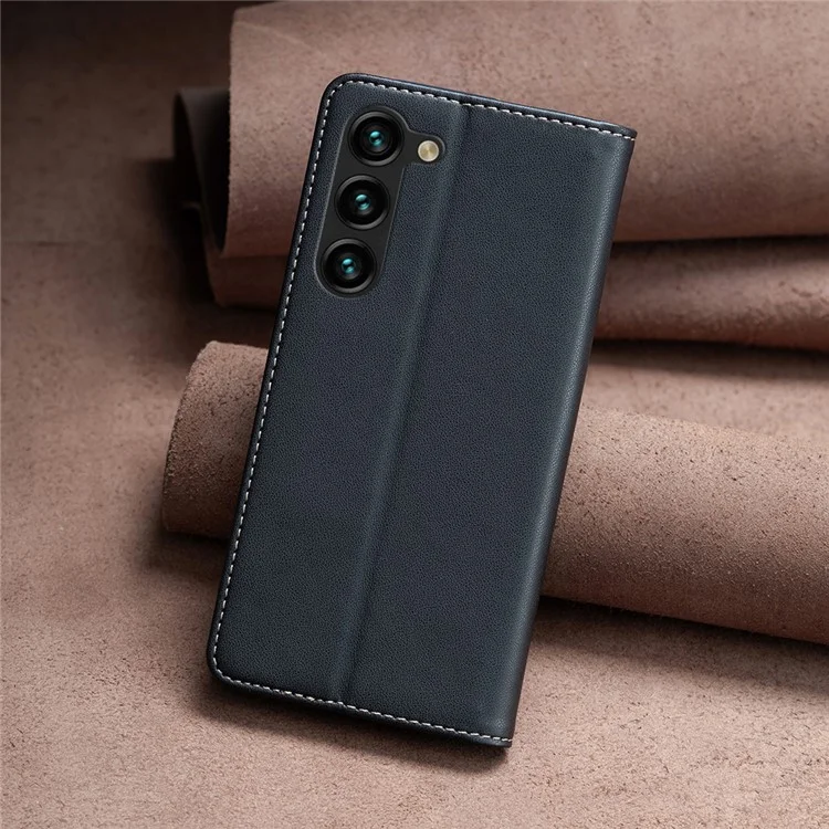 BINFEN COLOR BF18 Pour Samsung Galaxy S25 / S24 Étui Porte-Cartes en Cuir PU Housse de Téléphone Portable - Noir