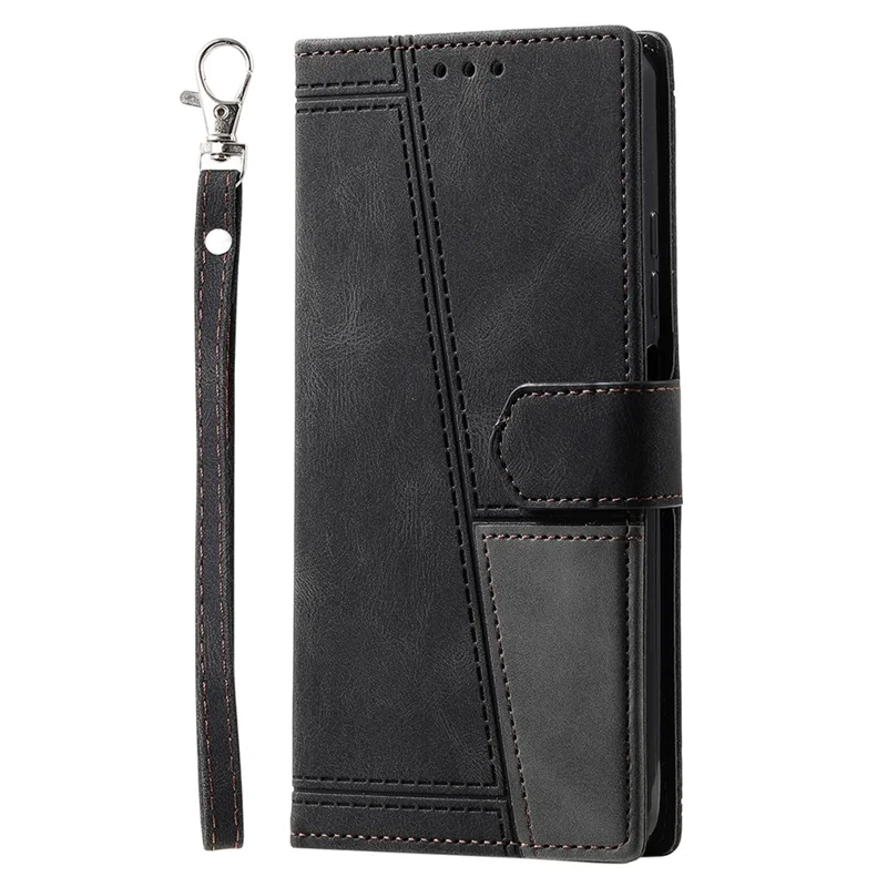 Capa TTUDRCH Style 004 para Samsung Galaxy S24+ Carteira com Bloqueio RFID de Couro - Preta
