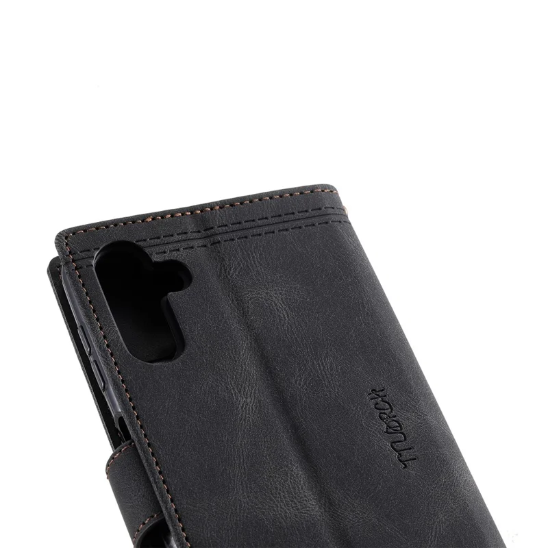 Capa TTUDRCH Style 004 para Samsung Galaxy S24+ Carteira com Bloqueio RFID de Couro - Preta