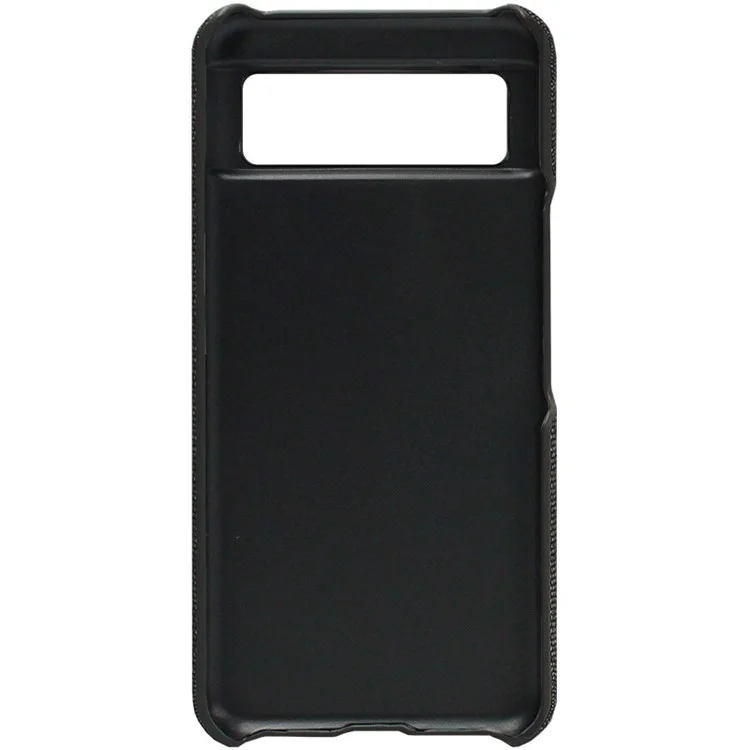 IMAK Ruiyi Series for Google Pixel 8 Case Cloth Texture Bump Proof PU Leather + PC Cell Phone Cover - Black