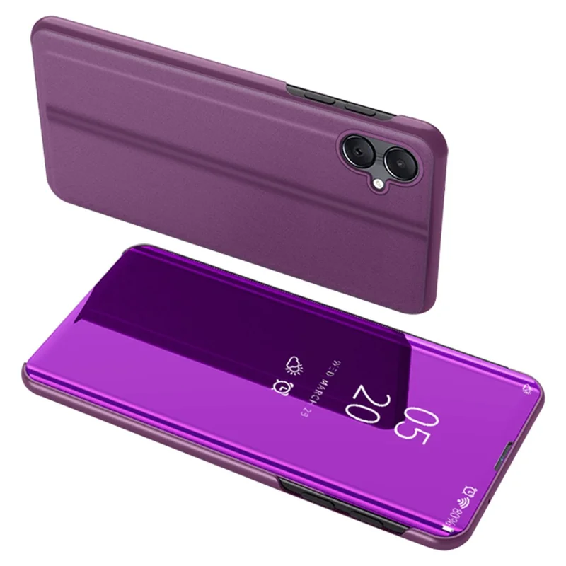 Per Samsung Galaxy A05 4G Case View Window PU Leather Phone Cover - Viola