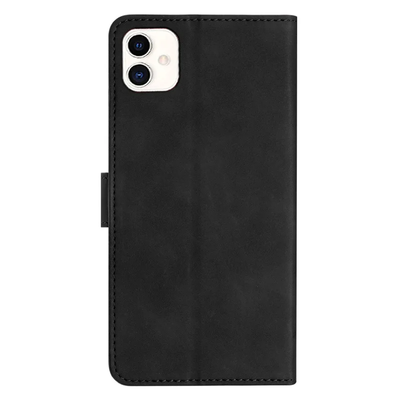 Для Samsung Galaxy A05 4G Case Imprinted Butterfly PU Leather Wallet Stand Phone Cover - Black