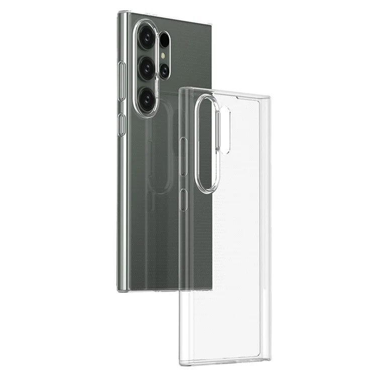 Für Samsung Galaxy S24 Ultra Case Wasserzeichenfreie Telefonschale TPU Transparent Glänzende Telefonabdeckung